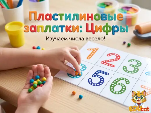 Пластилиновые заплатки: Цифры