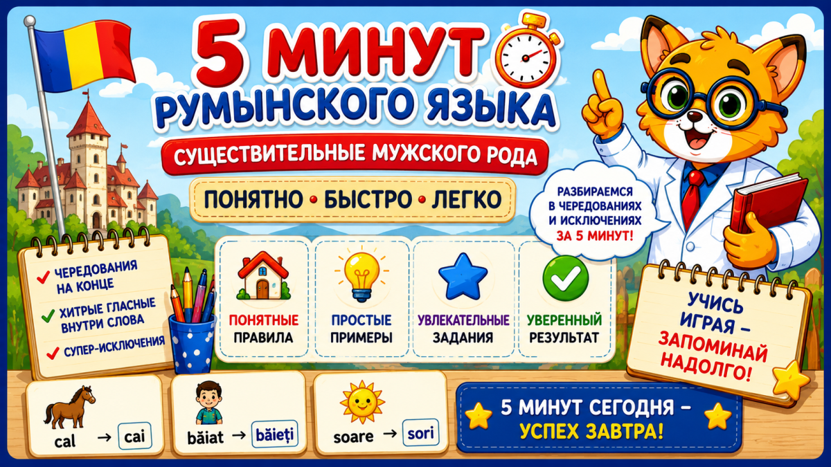 Существительные мужского рода